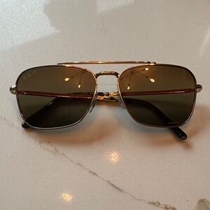 Ray-Ban Classic Gold Frame Sunglasses
